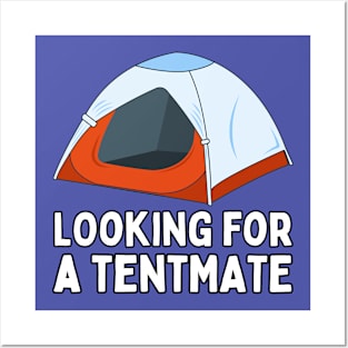 Looking for a Tentmante / MUSIC FESTIVAL OUTFIT / Playful Festival Humor Posters and Art